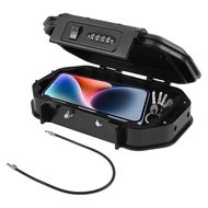 Anti Theft Portable Safe Box Drop Proof Portable Travel Safe with Removable Steel Cable and 4 Digits