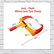 Universal Car Wheel Lock Anti-Theft Tyre Car Clamp Safety Tire Security Lock Tire Clamp Padlock Lock