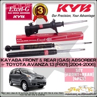 KAYABA KYB EXCEL G Toyota Avanza 1.3 F601 (2003 - 2006) Gas Shock Strut Absorber ( FRONT 2PCS + REAR 2PCS = SET 4PCS )