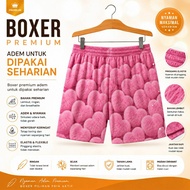 Premium boxer shorts with cute lope lope motif, cool for everyday wear