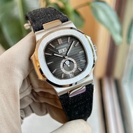 Pate2k Philipp2e Sports Elegant Series Parrot Snail Calendar Moon Phase Automatic Mechanical Men's W