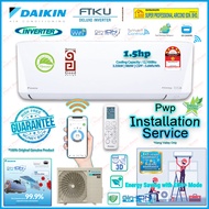 Save4.0 Daikin 1.5hp R32 Deluxe Inverter Aircond FTKU35BV1MF &amp; RKU35BV1M(WiFi) Smart Control R32 1.5hp Inverter Air Conditioner ((5 Star Energy Saving)) SAVE 4.0