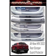 Honda HRV 2022 Above ABS Rear 3D Bumper Guard Protector