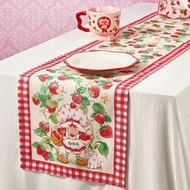 1 Pc Thickened Anti-Slip Cartoon Strawberry Printed Table Runner, Holiday Table Runner, Fits Various