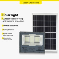 DOSEN Lampu Solar Light Outdoor Lighting LED Solar Spotlight Waterproof IP67 Solar Street Light Sens