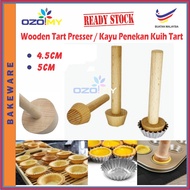 Wooden Tart Presser / Wooden Tart Cake Press 4.5cm & 5cm
