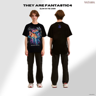 [พร้อมส่ง] VATANA เสื้อยืดพิมพ์ลาย They Are Fantastic4 | Multi-Glows in the dark