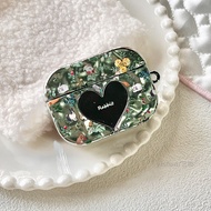 Ốp Lưng AirPods pro 2 AirPods4 Apple Earphone Silicone Mirror Heart Shaped Womens Style Wireless Blu