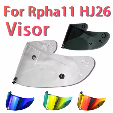 Rpha11 visor for HJC HJ26 Rpha 70 Dustproof Windproof Sunscreen shield Electroplated Helmet face Shi