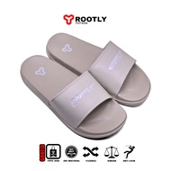 Rootly - Simple Plain Begie Slipper Sandals