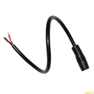 Lidu11 30cm DC7 9mmx0 9mm Power Supply Cable 7909 Female Connector to Bare End 16AWG for Solar Cell 
