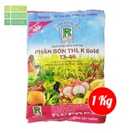 Phân bón kali trắng K N O 3 THL K Gold 13-46 (200g/1kg) kích ra hoa đồng loạt tăng đậu trái nuôi trá