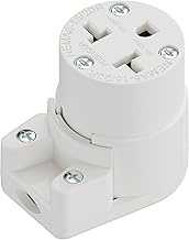 Right Angled Four-in-One Heavy Duty Polarized NEMA 5-15R/5-20R/6-15R/6-20R Female Receptacle,15A/20A