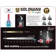 CAR LED LIGHT SOLOWAY V5 LED LIGHT 4300K / 6000K [ORIGINAL] 1 YEAR WARRANTY