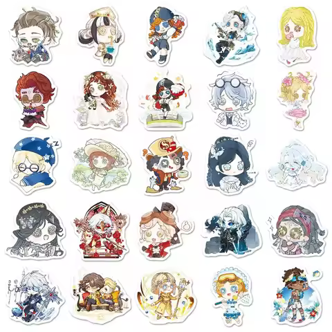 10/50Pcs Adventure Game Identity V Anime Stickers Cute Aesop Carl Joseph Waterproof Decals for Phone