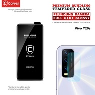 Vivo Y20s - Bundling Tempered Glass GLOSSY + Tempered Kamera