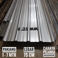 Atap Galvalum 5 Gelombang 0.25/0.30/0.35/0.40 Spandek Baja Ringan SNI