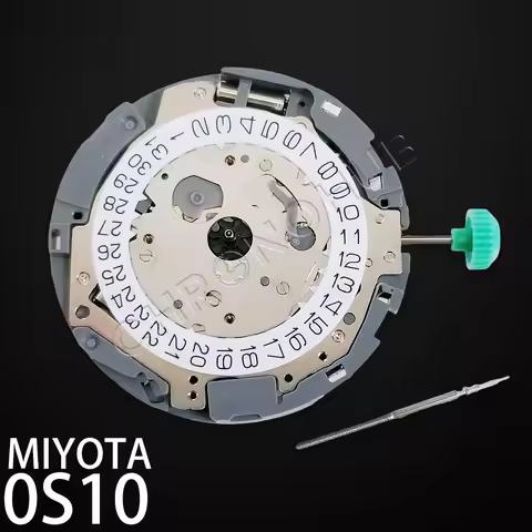 Miyota OS10 0S10 Quartz Watch Movement Chrono 3 Hands Date SR927W Battery 13? ? 4.13mm Repair & Repl