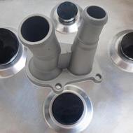 [epxrwv] Engine Coolant Thermostat Housing 2S6G9K478BC Thermostat Case Replacement for Fiesta MK5 20