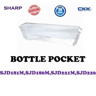 SHARP PETI SEJUK POKET BOTOL/  SHARP REFRIGERATOR BOTTLE POCKET & DOOR POCKET