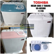 (KHUSUS BOGOR) MESIN CUCI TOSHIBA 2 TABUNG 7,5KG VH-H85MN