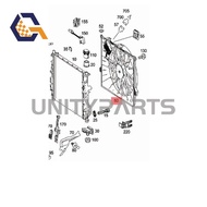 For MERCEDES BENZ W164 GL320 GL350 GL450 GL500 GL550 ML350 Radiator Cooling Fan 1645000393 A16450003