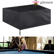 GLENES Billiard Table Cover, 7/8/9 Feet Waterproof Pool Table Dust Cover, Easy To Wash with Drawstri