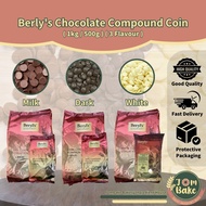 Beryl's Compound Chocolate Coin [ White / Dark / Milk ] [ 500g / 1kg ]