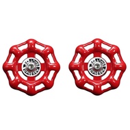 KANEED AK-52 2pcs Car Central Control Knob Sticker One-Click Start Interior Decoration Sticker