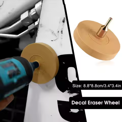 NEW 90mm Decal Remover Eraser Wheel Car Decal Vinyl Tape Adhesive Remover Wheel for Drill Rubber Era