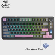 AULA S75Pro Gaming Mechanical Keyboard 75% PBT Keycaps Hot Swappable RGB Backlit 4000mAh Wireless Ke