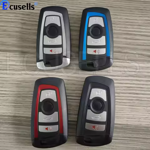 4 Buttons Panic button Smart Key Shell For BMW CAS4 F 3 5 7 Series E90 E92 E93 X5 F10 F20 F30 F40