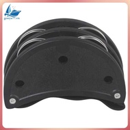 [gouyu77.vn] 1 Piece Percussion Cajon Drum With Steel Bells Foot Bells Foot Pedal Rattles Black