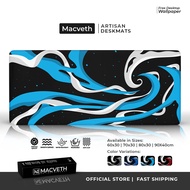 Macveth Artisan Deskmat  | SkyRadial 10-Colourway | Large Gaming Mousepad | Extended Mousepad | Desk