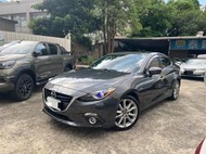 2016 Mazda 3 4D 2.0 頂級版 一手車 原廠保養 僅跑7萬 I-Key 換檔撥片 18吋鋁圈 恆溫 天窗