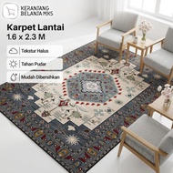 Persian Pattern Polyester Floor Carpet 1.6x2.3m