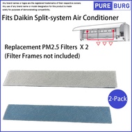 Fits Daikin Split-system Air Conditioner AC Replacement PM2.5 Filters  (2-Pack)