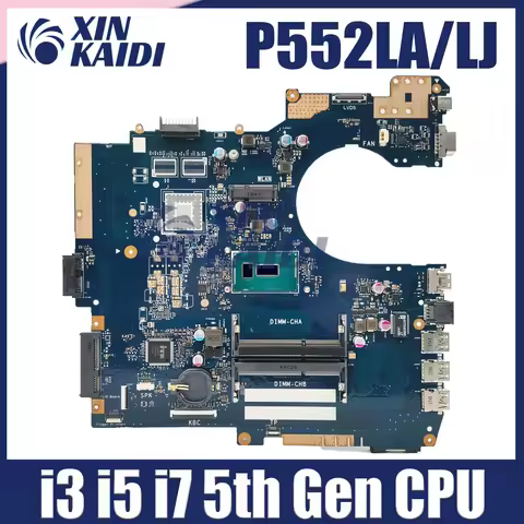 For ASUS PRO552L PX552L PE552L Mainboard Laptop Motherboard P2520LA P2520LJ P552 P552L i3 i5 i7 DIS 