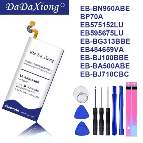 EB-BN950ABE BP70A EB-BJ710CBC EB-BA500ABE Battery For Samsung Galaxy Note 2 8 S A5 J7 N9500 I9000 AQ
