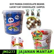 *Halal* KHY PANDA CHOCOLATE / LUCKY CAT CHOCOLATE BEANS 110PCS HALAL [JM5277]