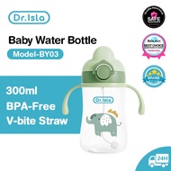 Dr.isla Anti Choking Baby Drinking Bottle Water Bottle Learning Cup with Straw Handle Bottle BY03