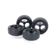 TAMIYA 15541 Jr 24Mm Tires/Carbon Wheels Small Dia/Narrow/Low Friction