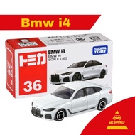 Takara Tomy Tomica Bmw i4 Diecast Size Hotwheels No.36 Car Toy For Kids 1/65