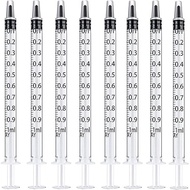 Syringe 1ml for industrial and hobby use, pet watering feeding 1ml, set of 50