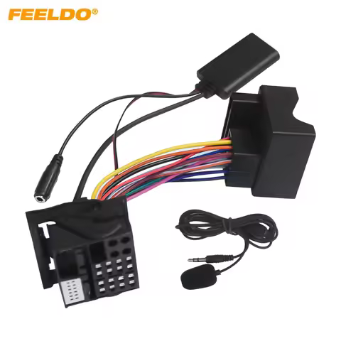 FEELDO Car 5.0 Bluetooth Module AUX-in Audio MP3 Music Adapter For Audi A4/B7/TTs/TT/A8/R8/A3 Stereo