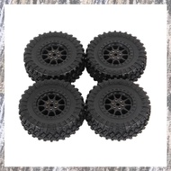 [Z F L U] 4Pcs 70mm Tire Tyres Wheel for MN D90 D99S MN-90 MN91 MN98 MN99S  C14 C24 C34 B14 B24 RC C