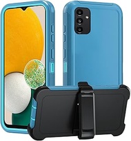 Asuwish Mobile Phone Case for Samsung Galaxy A13 5G/A04S Case with Glass Film Screen Protector 360 D