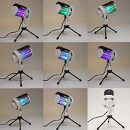 -ME6S Desktop USB Live Streaming Microphone Mobile Game RGB Dazzling Lighting Computer Karaoke