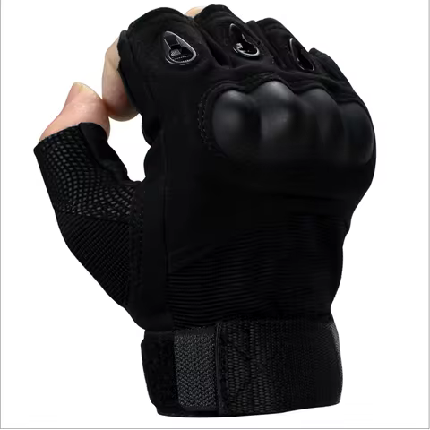 Camping Sports Tactical Gloves Brass Knuckle Bicycle Cycling Motorcycle Fighting Self-Defense CYCL H