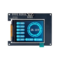 For Li-Ion/for LiFePO4/LTO 8S Battery Voltage Acquisition Monitor Single String Display Total Voltag